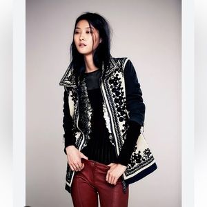 Free People Stitched Quills Jacket